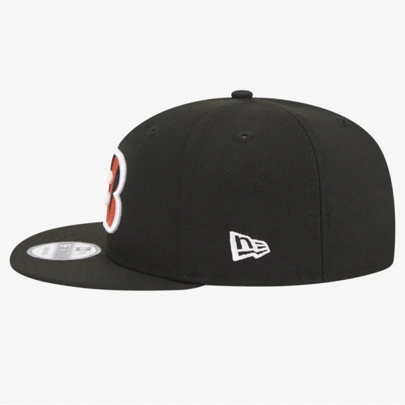 NWT New Era Cincinnati Bengals NFL Adjustable Black Cap Baseball Hat 9Twenty - Picture 4 of 12